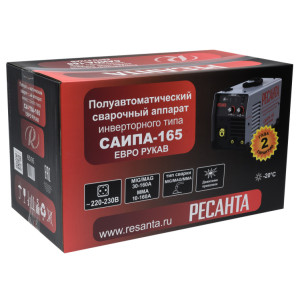 Сварочный полуавтомат Ресанта САИПА-165 Евро рукав (MIG/MAG) Сварочный полуавтомат Ресанта САИПА-165 Евро рукав (MIG/MAG)