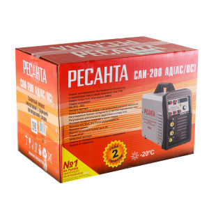 Сварочный аппарат инверторный Ресанта САИ-200АД (АС/DC)