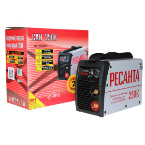 Сварочный аппарат инверторный Ресанта САИ 250К (компакт) Сварочный аппарат инверторный Ресанта САИ 250К (компакт)