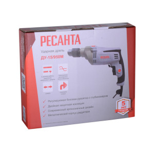 Дрель ударная Ресанта ДУ-15/950М