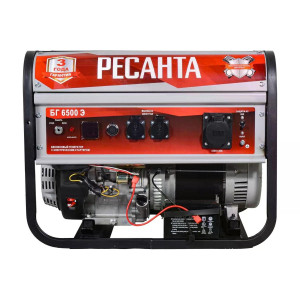 Электрогенератор Ресанта БГ 6500 Э Электрогенератор Ресанта БГ 6500 Э