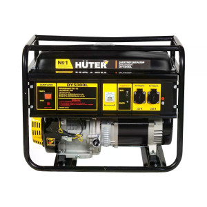 Портативный бензогенератор Huter DY5000L