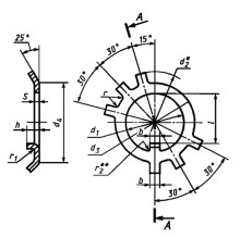 Шайба многолапчатая ГОСТ 11872-89 D10