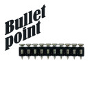 Усиленные гвозди по бетону и металлу CN EG Bullet Point - 3,05х15 мм Toua