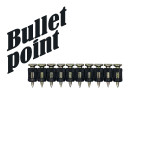 Усиленные гвозди по бетону и металлу CN EG Bullet Point - 3,05х17 мм Toua