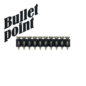 Усиленные гвозди по бетону и металлу CN EG Bullet Point - 3,05х17 мм Toua Усиленные гвозди по бетону и металлу CN EG Bullet Point - 3,05х17 мм Toua